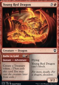 Young Red Dragon - Commander Legends: Battle for Baldur's Gate