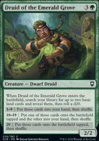 Druid of the Emerald Grove - Commander Legends: Battle for Baldur's Gate