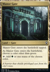 Manor Gate - Commander Legends: Battle for Baldur's Gate
