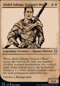 Abdel Adrian, Gorion's Ward 2 - Commander Legends: Battle for Baldur's Gate