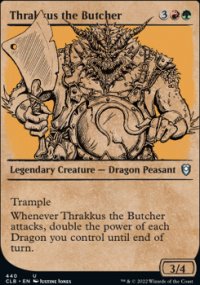Thrakkus the Butcher - Commander Legends: Battle for Baldur's Gate