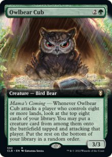 Owlbear Cub 2 - Commander Legends: Battle for Baldur's Gate