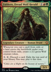 Faldorn, Dread Wolf Herald - Commander Legends: Battle for Baldur's Gate