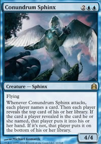 Conundrum Sphinx - MTG Commander