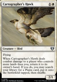 Cartographer's Hawk - Commander Masters