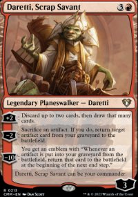 Daretti, Scrap Savant 1 - Commander Masters
