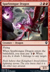 Sparktongue Dragon - Commander Legends