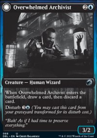 Overwhelmed Archivist - Innistrad: Double Feature