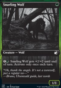 Snarling Wolf - Innistrad: Double Feature