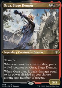 Orca, Siege Demon - Dominaria United Commander Decks