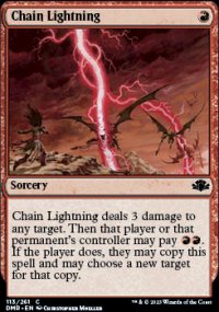 Chain Lightning 1 - Dominaria Remastered