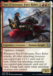 Tori D'Avenant, Fury Rider 1 - Dominaria United
