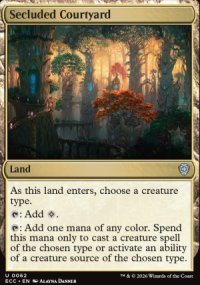 Secluded Courtyard - Lorwyn Eclipsed Commander Decks