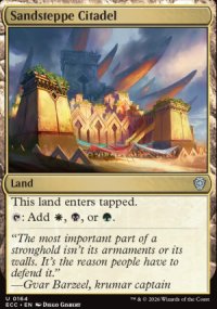 Sandsteppe Citadel - Lorwyn Eclipsed Commander Decks