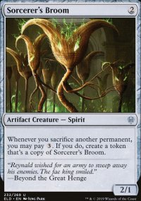 Sorcerer's Broom - Throne of Eldraine
