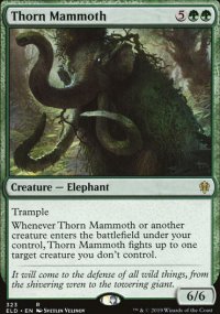 Thorn Mammoth - Throne of Eldraine
