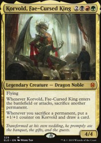 Korvold, Fae-Cursed King - Throne of Eldraine