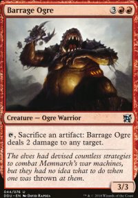 Barrage Ogre - Elves vs. Inventors