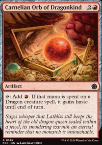 Carnelian Orb of Dragonkind - Foundations: Commander