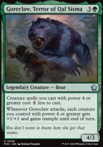 Goreclaw, Terror of Qal Sisma - Foundations: Commander