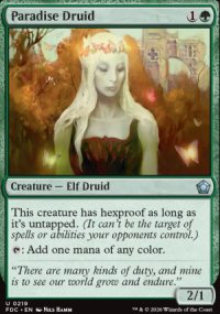 Paradise Druid - Foundations: Commander