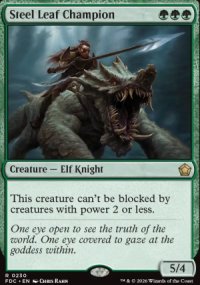 Steel Leaf Champion - Foundations: Commander
