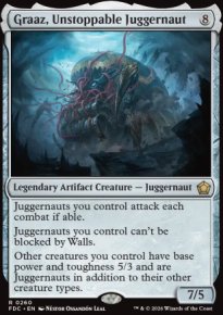 Graaz, Unstoppable Juggernaut - Foundations: Commander