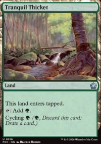 Tranquil Thicket - Foundations: Commander