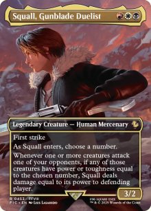 Squall, Gunblade Duelist - Final Fantasy Commander Decks