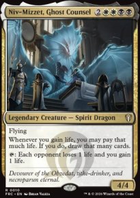 Niv-Mizzet, Ghost Counsel - Reality Fracture Commander Decks