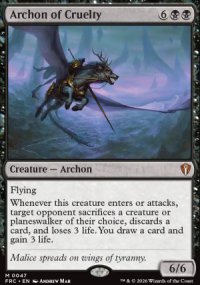 Archon of Cruelty - Reality Fracture Commander Decks