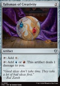 Talisman of Creativity - Reality Fracture Commander Decks