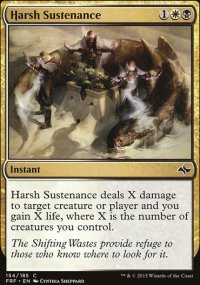 Harsh Sustenance - Fate Reforged