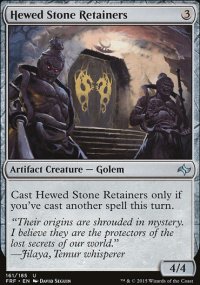 Hewed Stone Retainers - Fate Reforged