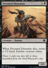 Doomed Dissenter - Game Night free-for-all
