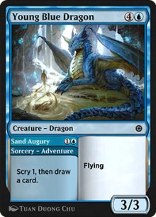Young Blue Dragon - Alchemy Horizons: Baldur's Gate