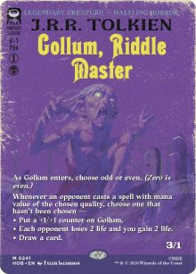 Gollum, Riddle Master - 