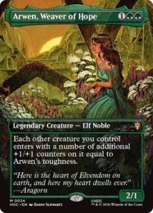 Arwen, Weaver of Hope - The Hobbit Commander Decks