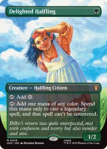Delighted Halfling 1 - The Hobbit Commander Decks