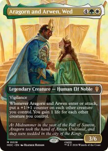 Aragorn and Arwen, Wed 1 - The Hobbit Commander Decks