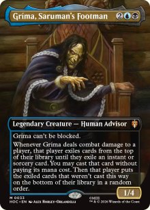 Gr�ma, Saruman's Footman - The Hobbit Commander Decks