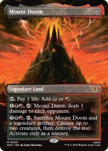 Mount Doom 1 - The Hobbit Commander Decks