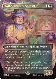 Lotho, Corrupt Shirriff - The Hobbit Commander Decks