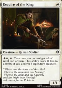 Esquire of the King - The Hobbit Commander Decks