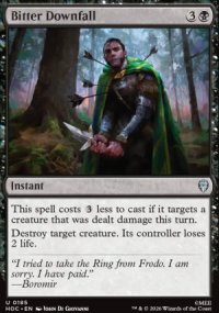 Bitter Downfall - The Hobbit Commander Decks