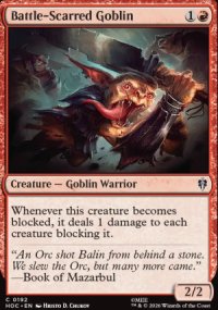 Battle-Scarred Goblin - The Hobbit Commander Decks