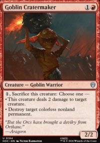 Goblin Cratermaker - The Hobbit Commander Decks