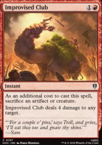 Improvised Club - The Hobbit Commander Decks