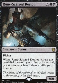 Rune-Scarred Demon - Iconic Masters