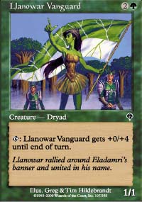 Llanowar Vanguard - Invasion